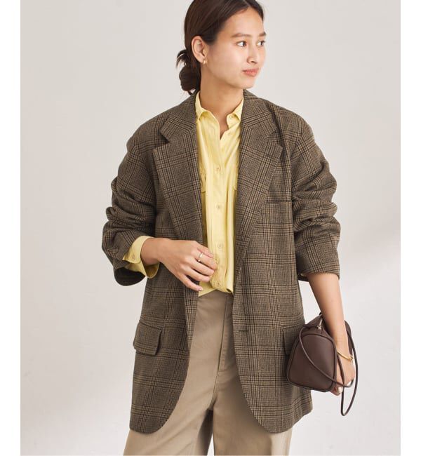 FRAMeWORK「COUTURE D`ADAM/クチュールドアダム BIG JK Glencheck」|その他|