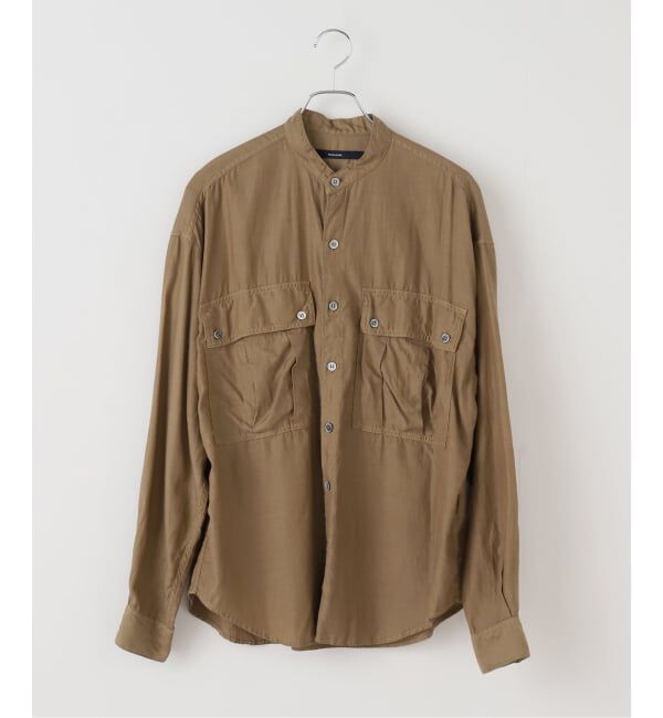 FRAMeWORK「キュプラコットンガーメントダイシャツ」|シャツ・ブラウス|
