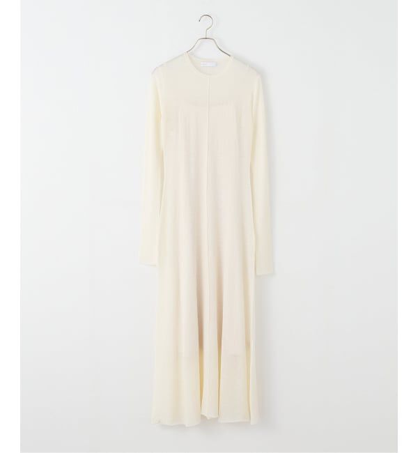 NOBLE「デニットロングフレアワンピース」|ワンピース|