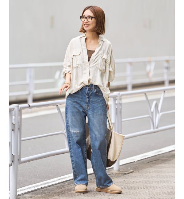 FRAMeWORK「SILKコンピースダイWORK-シャツ」|シャツ・ブラウス|