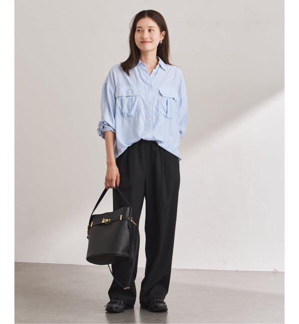 FRAMeWORK「SILKコンピースダイWORK-シャツ」|シャツ・ブラウス|