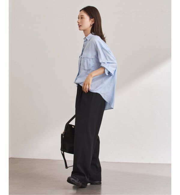 FRAMeWORK「SILKコンピースダイWORK-シャツ」|シャツ・ブラウス|