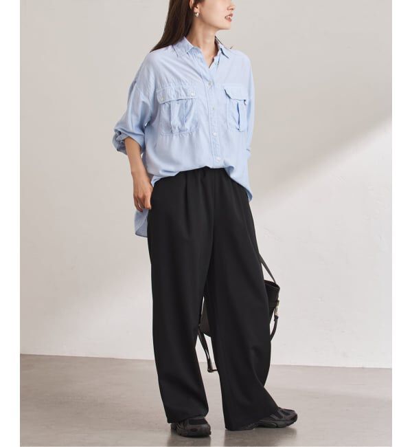 FRAMeWORK「SILKコンピースダイWORK-シャツ」|シャツ・ブラウス|