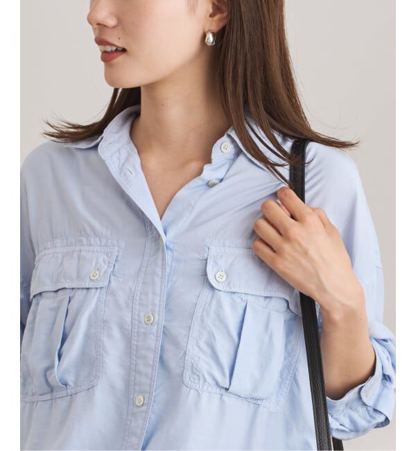 FRAMeWORK「SILKコンピースダイWORK-シャツ」|シャツ・ブラウス|