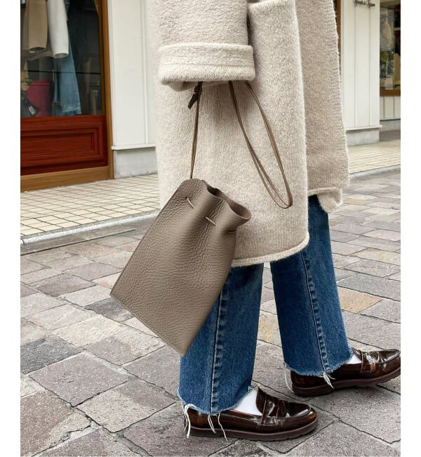 FRAMeWORK「ITTI/イッチ HERRIE KINCHAKU POUCH PM」|ショルダー・メッセンジャー|