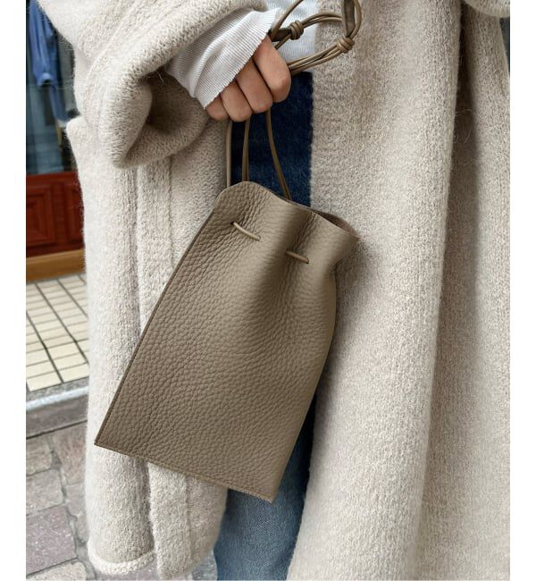 FRAMeWORK「ITTI/イッチ HERRIE KINCHAKU POUCH PM」|ショルダー・メッセンジャー|