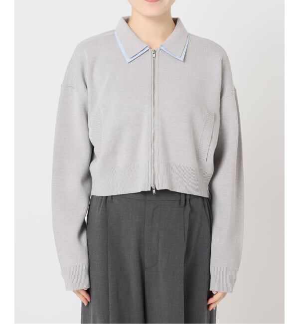 U by SPICK&SPAN「ダブルカラーニットカーデ」|カーディガン|