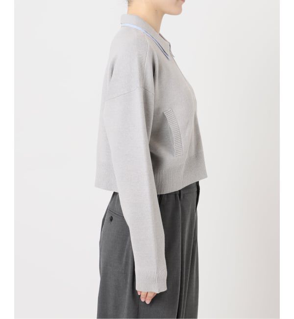 U by SPICK&SPAN「ダブルカラーニットカーデ」|カーディガン|