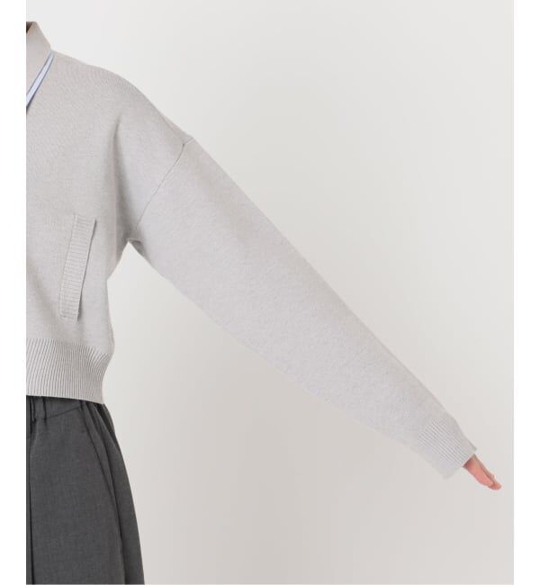 U by SPICK&SPAN「ダブルカラーニットカーデ」|カーディガン|