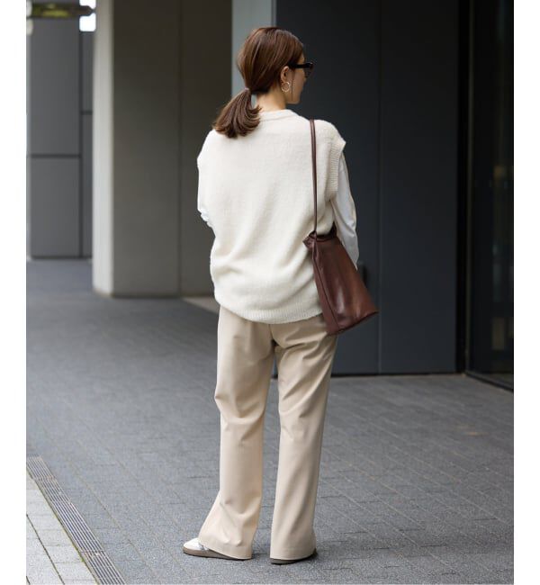 FRAMeWORK「ATON/エイトン WOOL CASHMERE BOUCLE V-NECK VEST」|ニット・セーター|