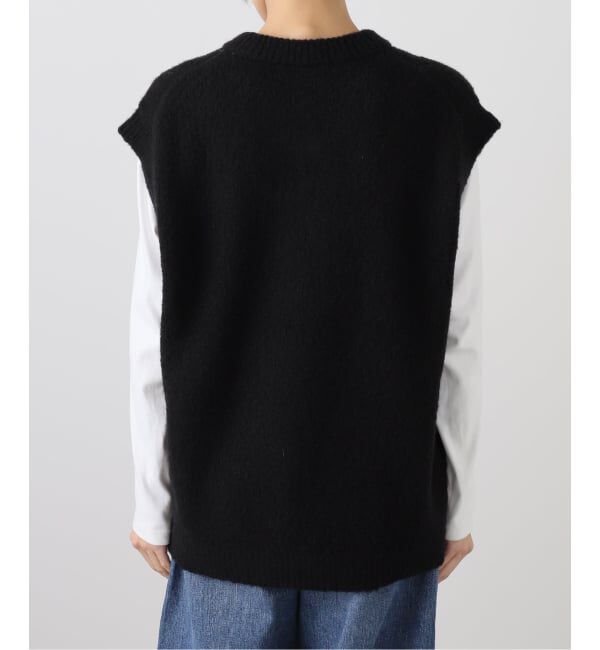 FRAMeWORK「ATON/エイトン WOOL CASHMERE BOUCLE V-NECK VEST」|ニット・セーター|