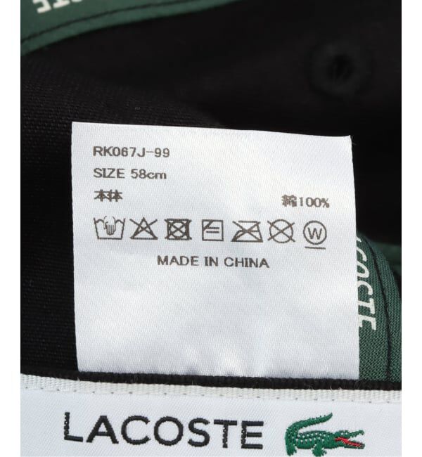 U by SPICK&SPAN「LACOSTE/ラコステ L CAP」|キャップ・キャスケット|
