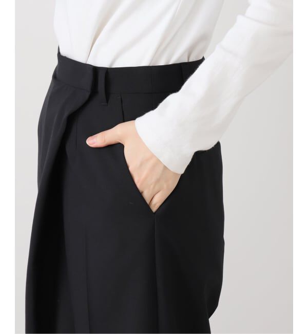 FRAMeWORK「TWラップパンツ」|スラックス|