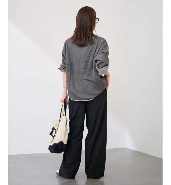 FRAMeWORK「TWラップパンツ」|スラックス|