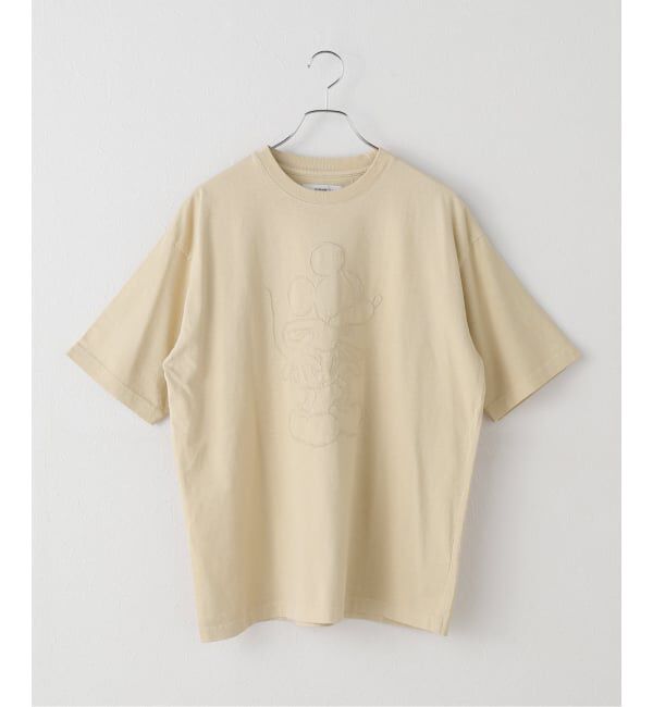 Spick and Span「JOHNBULL/ジョンブル MICKY MOUSE T」|Tシャツ・カットソー|ベージュ