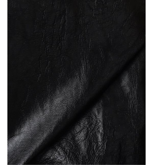 NOBLE「ヴィンテージライクフェイクレザースカート」|スカート|