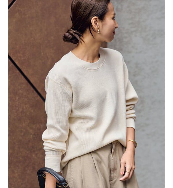 FRAMeWORK「SOFT GOODS / ソフトグッズ サーマルクルーネックTEE」|Tシャツ・カットソー|