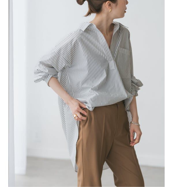 NOBLE「《追加》イージーケアコットンスキッパーシャツ」|シャツ・ブラウス|