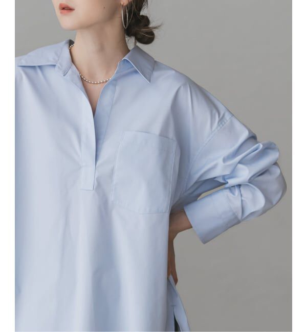 NOBLE「《追加》イージーケアコットンスキッパーシャツ」|シャツ・ブラウス|