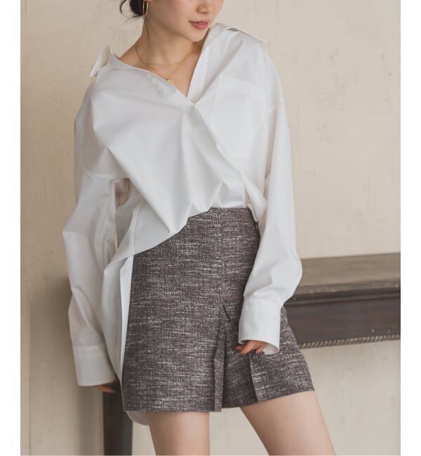 NOBLE「《追加》イージーケアコットンスキッパーシャツ」|シャツ・ブラウス|