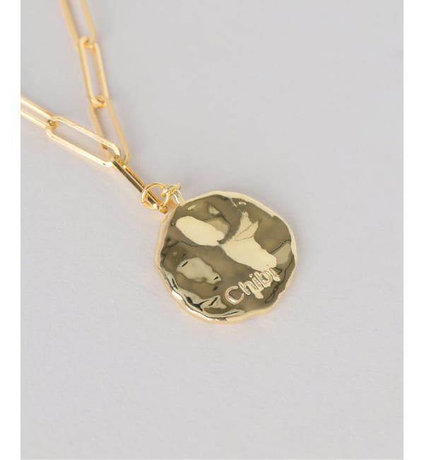 NOBLE「《予約》chibi jewels/チビジュエルズ Letter Coin Necklace」|ネックレス|