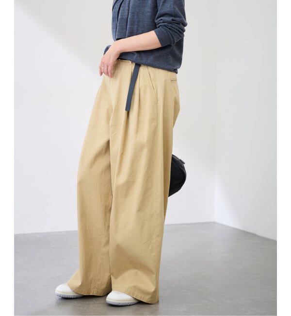 FRAMeWORK「≪予約≫ワイドチノパンツ」|チノ|