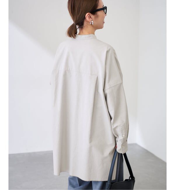 FRAMeWORK「≪予約≫バンドカラーロングシャツ」|シャツ・ブラウス|