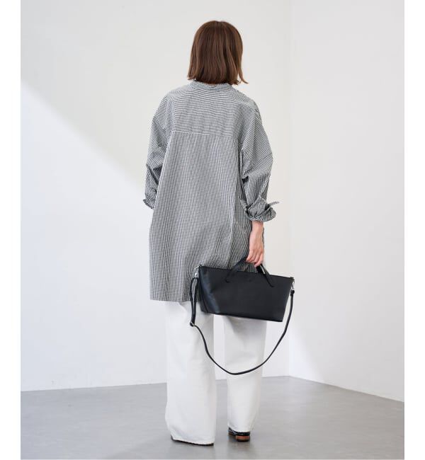 FRAMeWORK「≪予約≫バンドカラーロングシャツ」|シャツ・ブラウス|