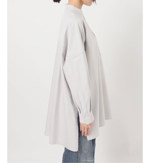 FRAMeWORK「≪予約≫バンドカラーロングシャツ」|シャツ・ブラウス|