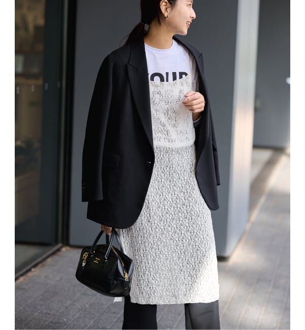 FRAMeWORK「≪予約≫シャーリングレースキャミワンピース」|ワンピース|