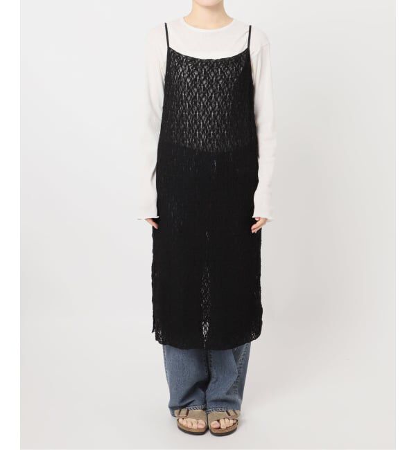 FRAMeWORK「≪予約≫シャーリングレースキャミワンピース」|ワンピース|