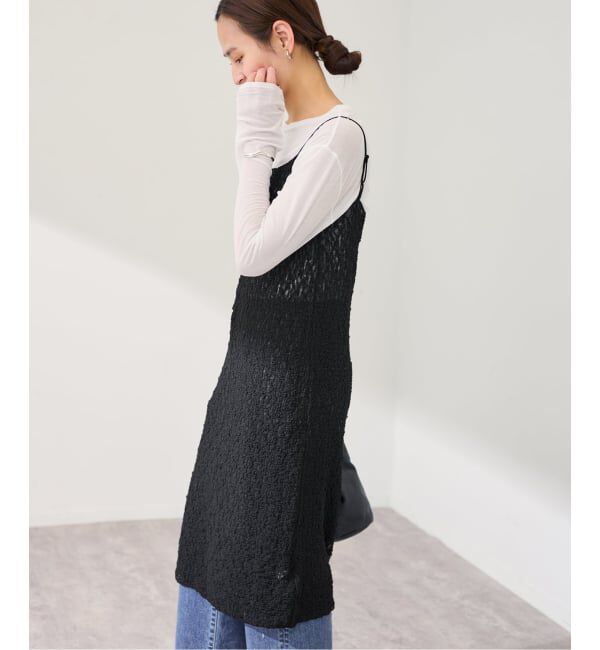 FRAMeWORK「≪予約≫シャーリングレースキャミワンピース」|ワンピース|