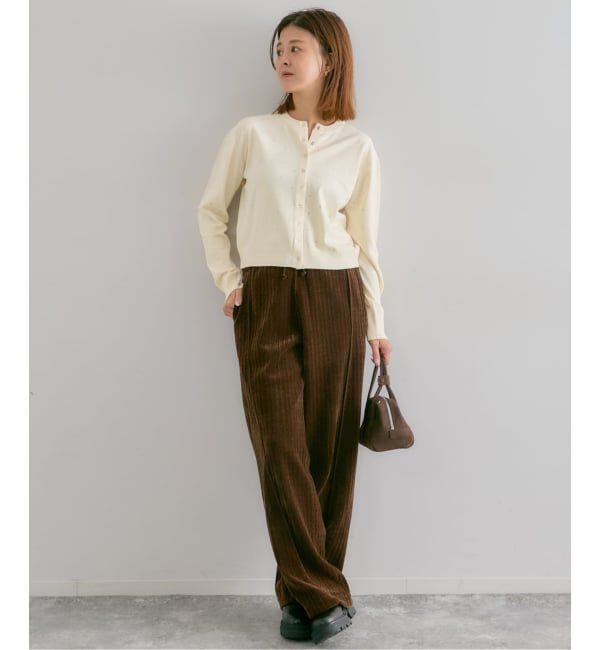 U by SPICK&SPAN「ビジューニットカーデ」|カーディガン|