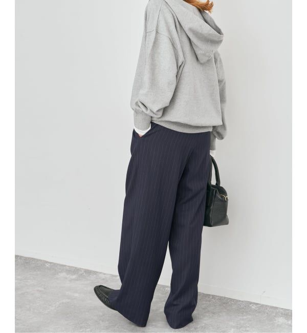 Spick and Span「《予約》ピンストライプイージーパンツ」|スラックス|