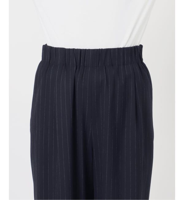 Spick and Span「《予約》ピンストライプイージーパンツ」|スラックス|