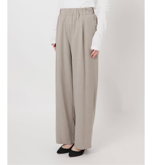 Spick and Span「《予約》ピンストライプイージーパンツ」|スラックス|