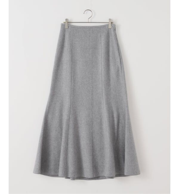 FRAMeWORK「SOWER/ソウワー YURA シルク混フリーススカート」|スカート|グレーB