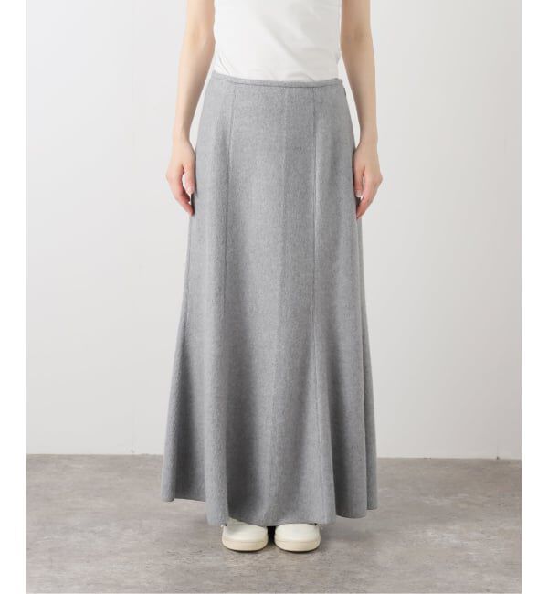 FRAMeWORK「SOWER/ソウワー YURA シルク混フリーススカート」|スカート|