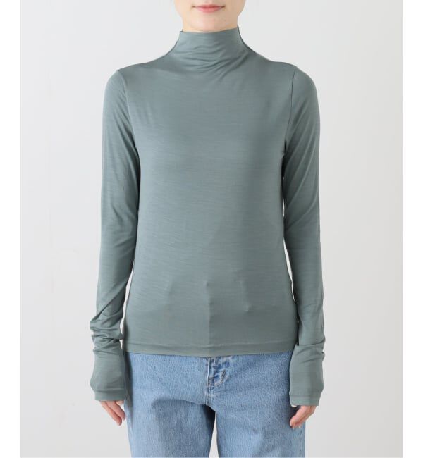 FRAMeWORK「SOWER/ソウワー EDIE シルク混 タートル」|Tシャツ・カットソー|