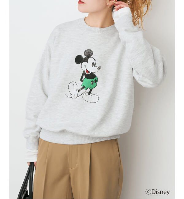 Spick and Span「《予約》GOOD ROCK SPEED/グッドロックスピード別注ダメージ / ミッキー / スウェット」|スウェット・ジャージ|