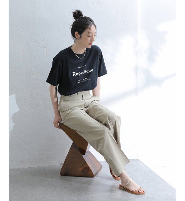  「【洗える】ANGE IN DISGUISE/アンジ イン ディスガイズ Republique 別注Tシャツ」|Tシャツ・カットソー|