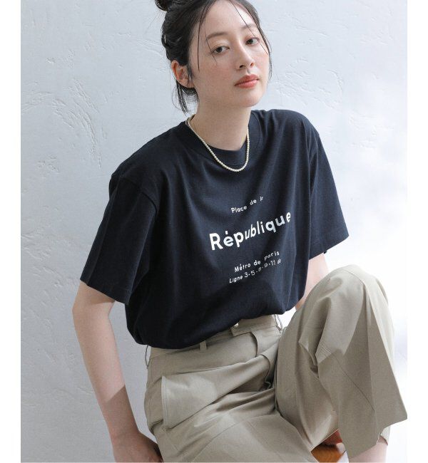  「【洗える】ANGE IN DISGUISE/アンジ イン ディスガイズ Republique 別注Tシャツ」|Tシャツ・カットソー|
