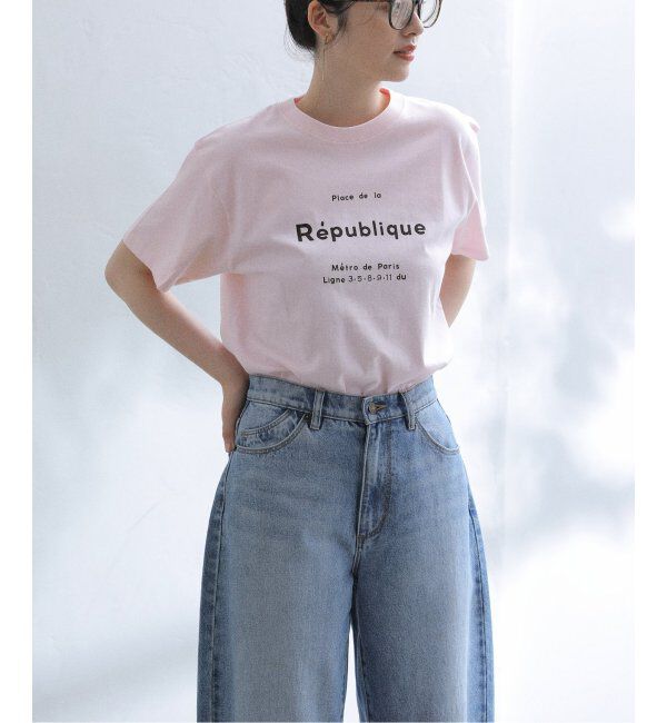  「【洗える】ANGE IN DISGUISE/アンジ イン ディスガイズ Republique 別注Tシャツ」|Tシャツ・カットソー|