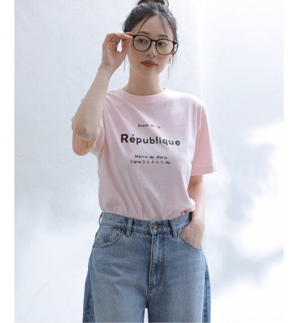  「【洗える】ANGE IN DISGUISE/アンジ イン ディスガイズ Republique 別注Tシャツ」|Tシャツ・カットソー|