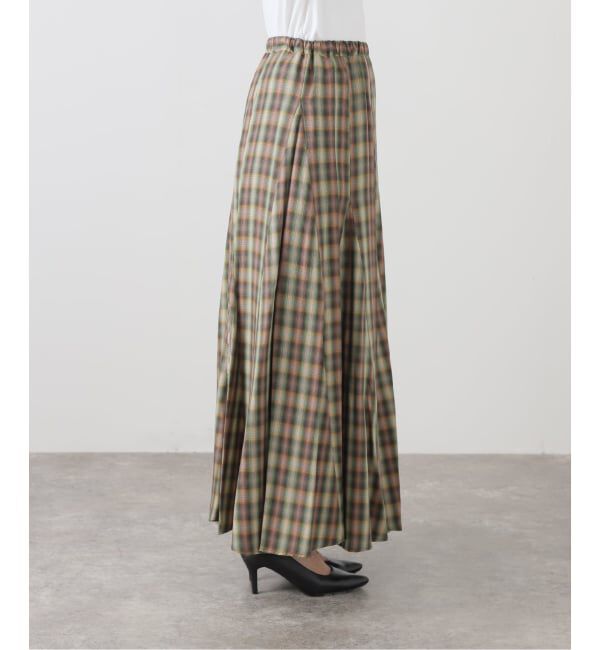  「【洗える】Munich/ミューニック オンブレチェックスカート」|スカート|