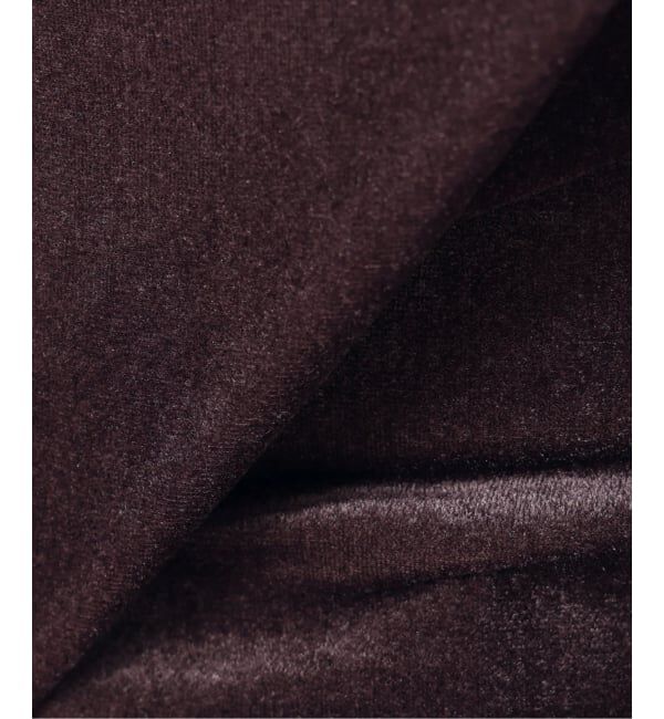  「【洗える】ベロアドレープカットソー」|Tシャツ・カットソー|