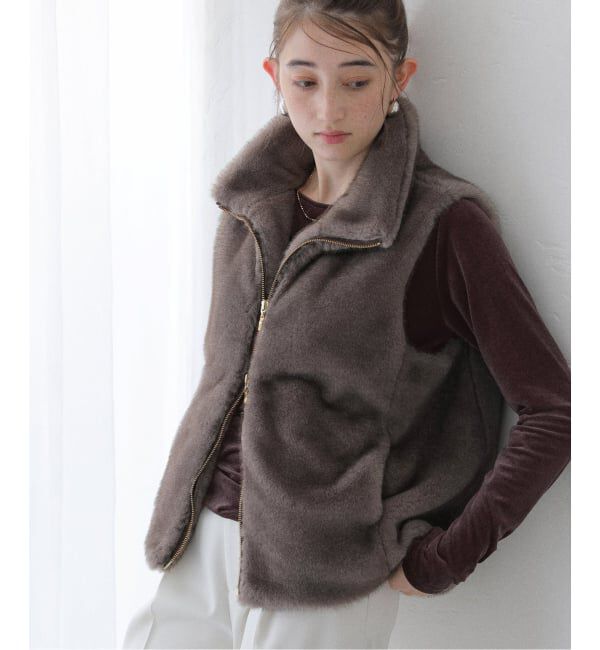  「【洗える】ベロアドレープカットソー」|Tシャツ・カットソー|