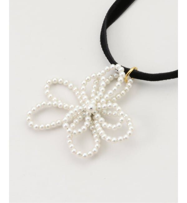  「POP ADER.bijoux/ポップ アデルビジュー Noemie velour necklace」|ネックレス|