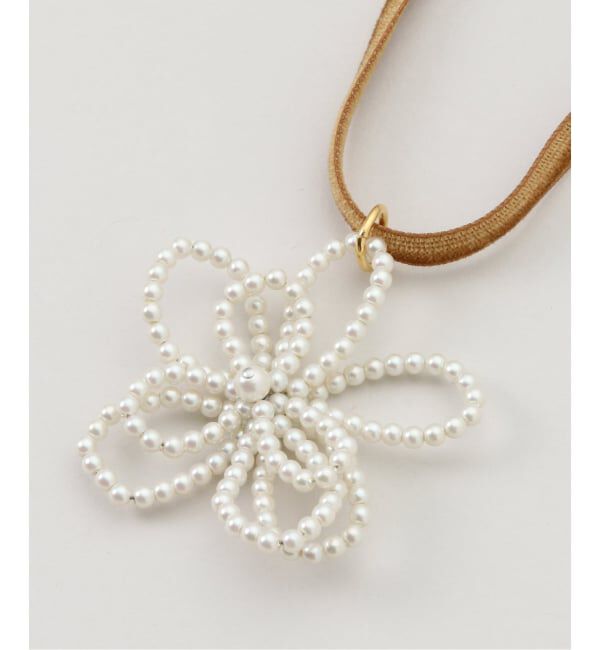  「POP ADER.bijoux/ポップ アデルビジュー Noemie velour necklace」|ネックレス|