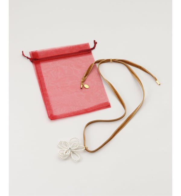  「POP ADER.bijoux/ポップ アデルビジュー Noemie velour necklace」|ネックレス|